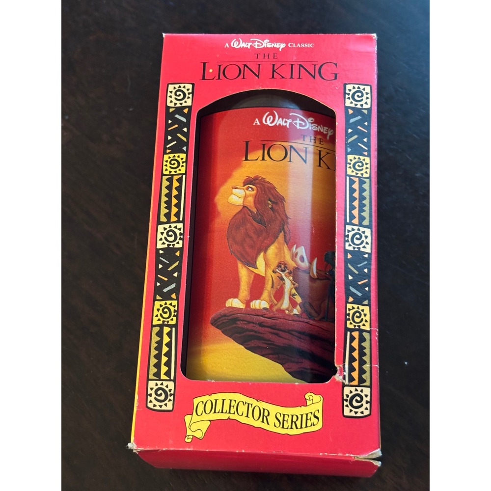 Vintage 1994 Disney The Lion King Burger King Coca-Cola Collector Glass with Box